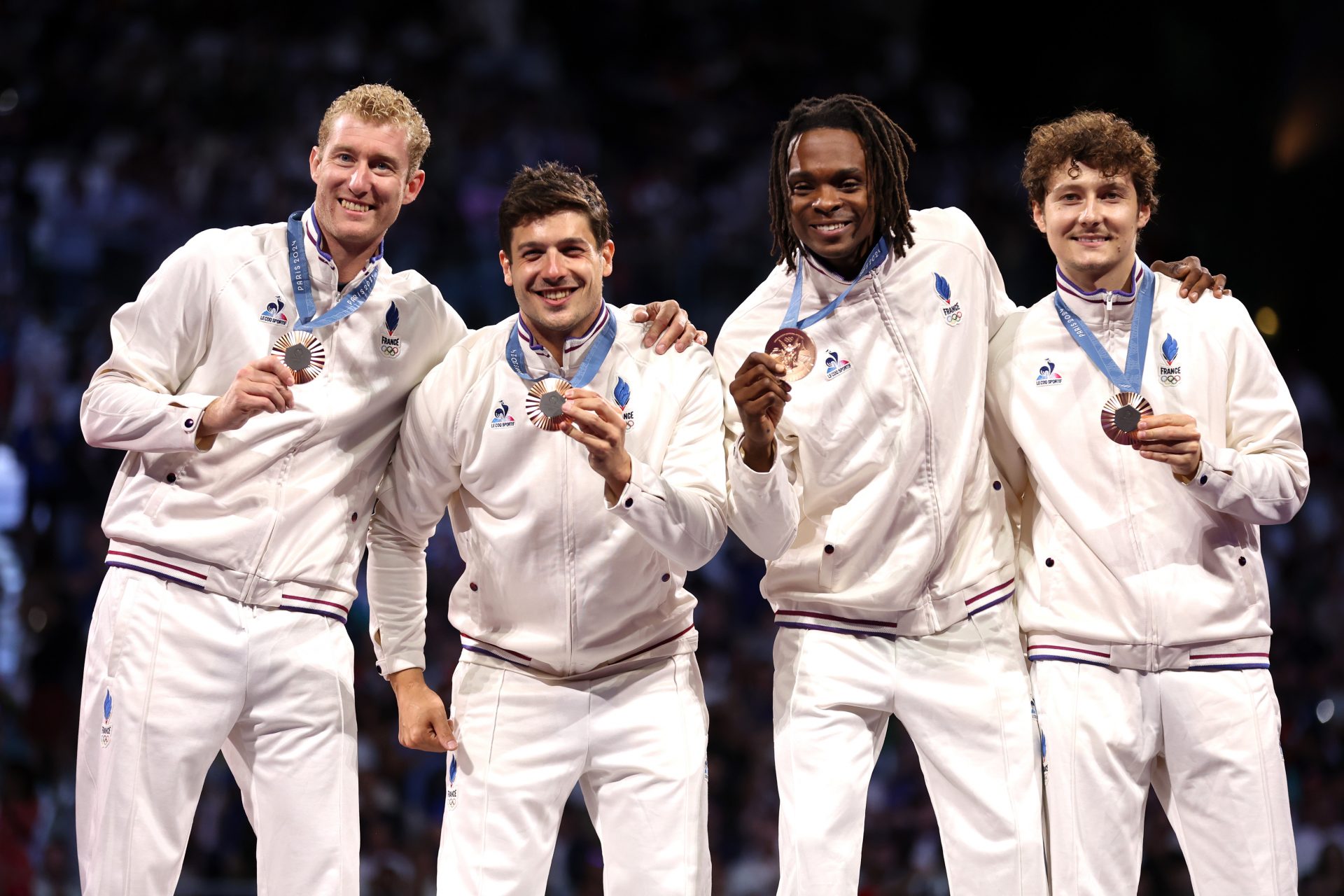 Médaille de bronze : Équipe de France de fleuret 