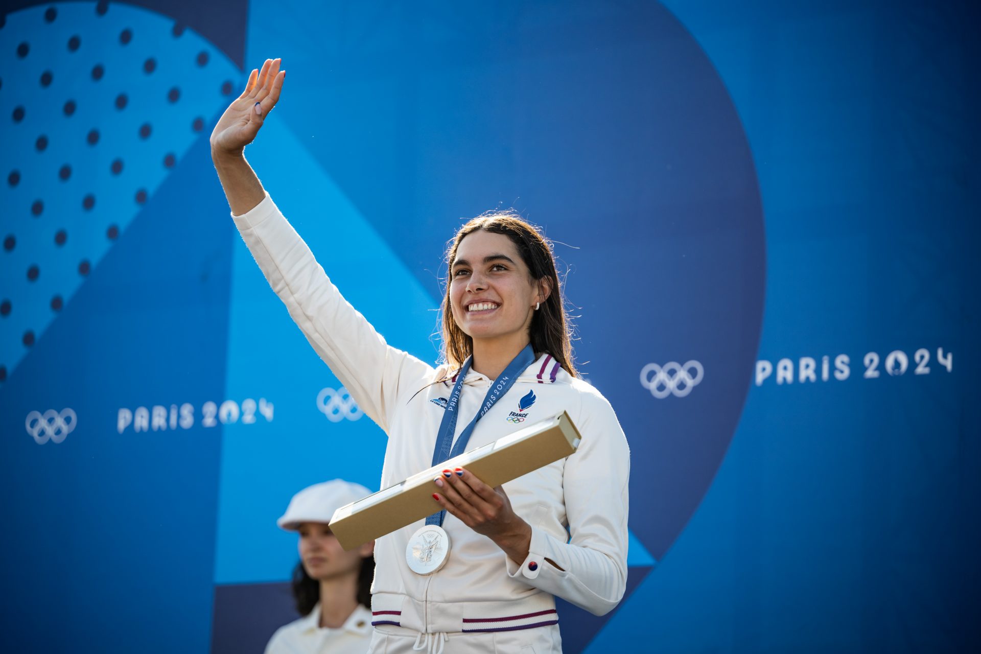 Médaille d'argent : Angèle Hug - Kayak-cross