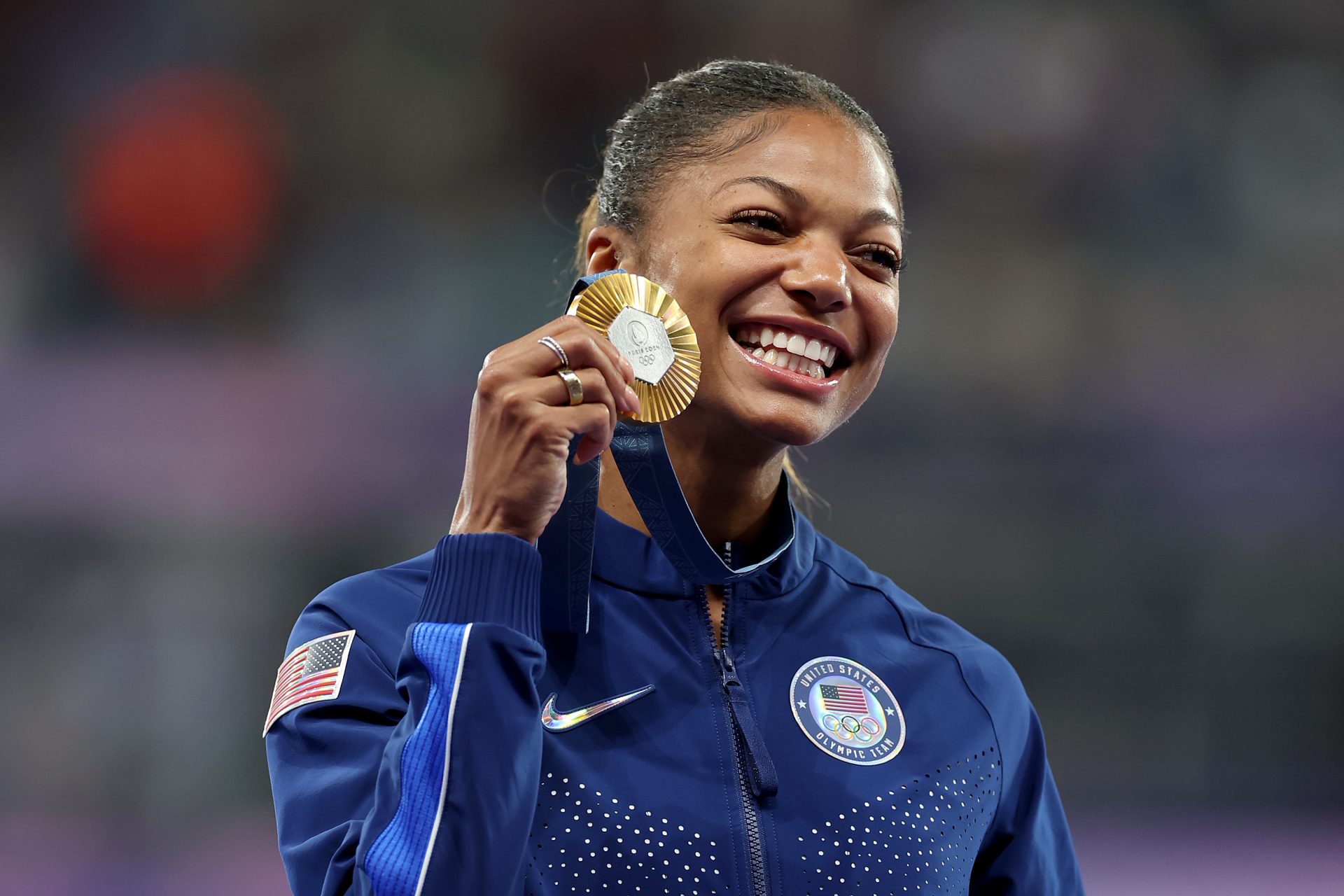 Gabby Thomas Olympic gold medalist and academic star