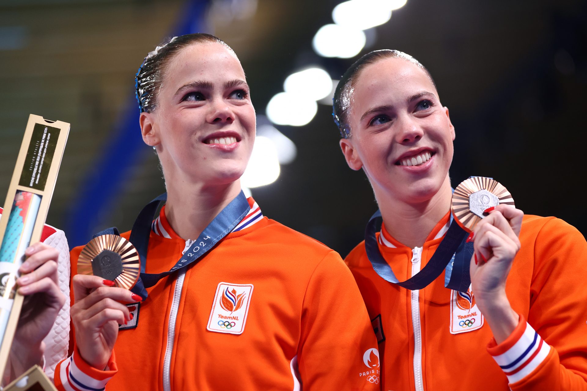 BRONS - Synchroonzwemmen duet - Bregje en Noortje de Brouwer