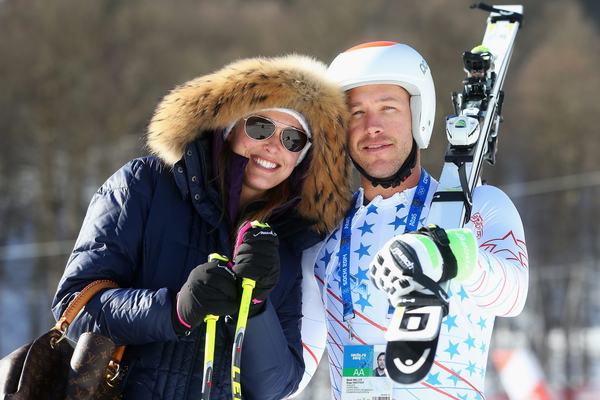 Bode Miller and Morgan Beck