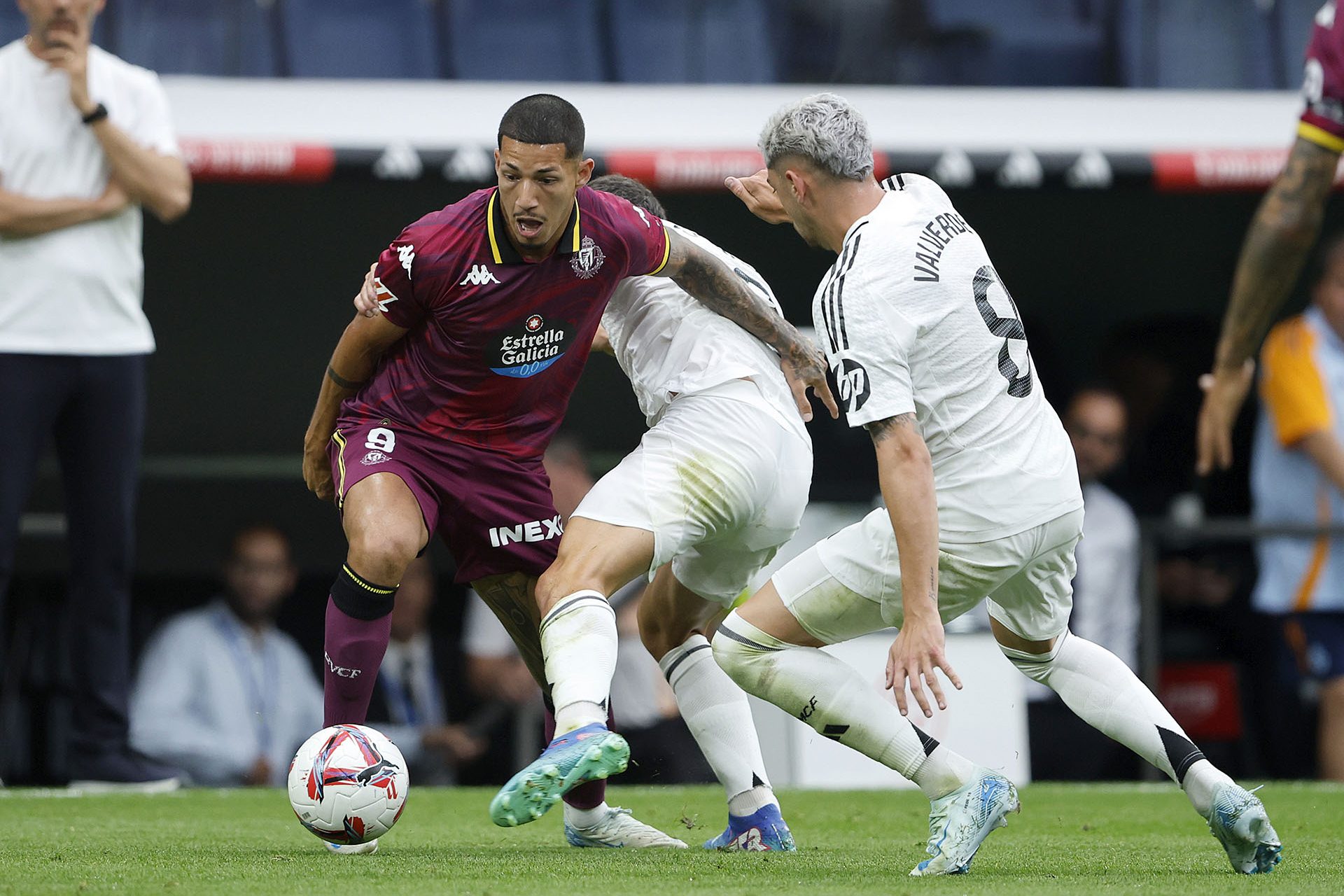 El Valladolid metió miedo en el cuerpo a los blancos