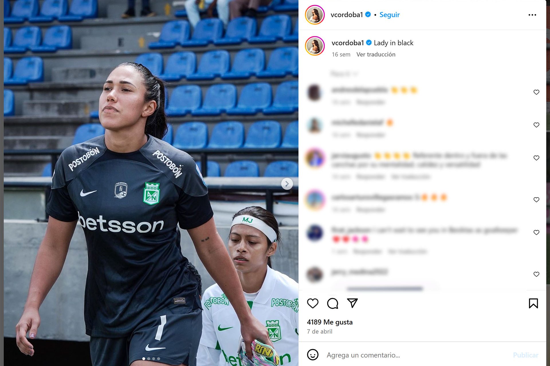 Alegato por su trabajo y el fútbol femenino