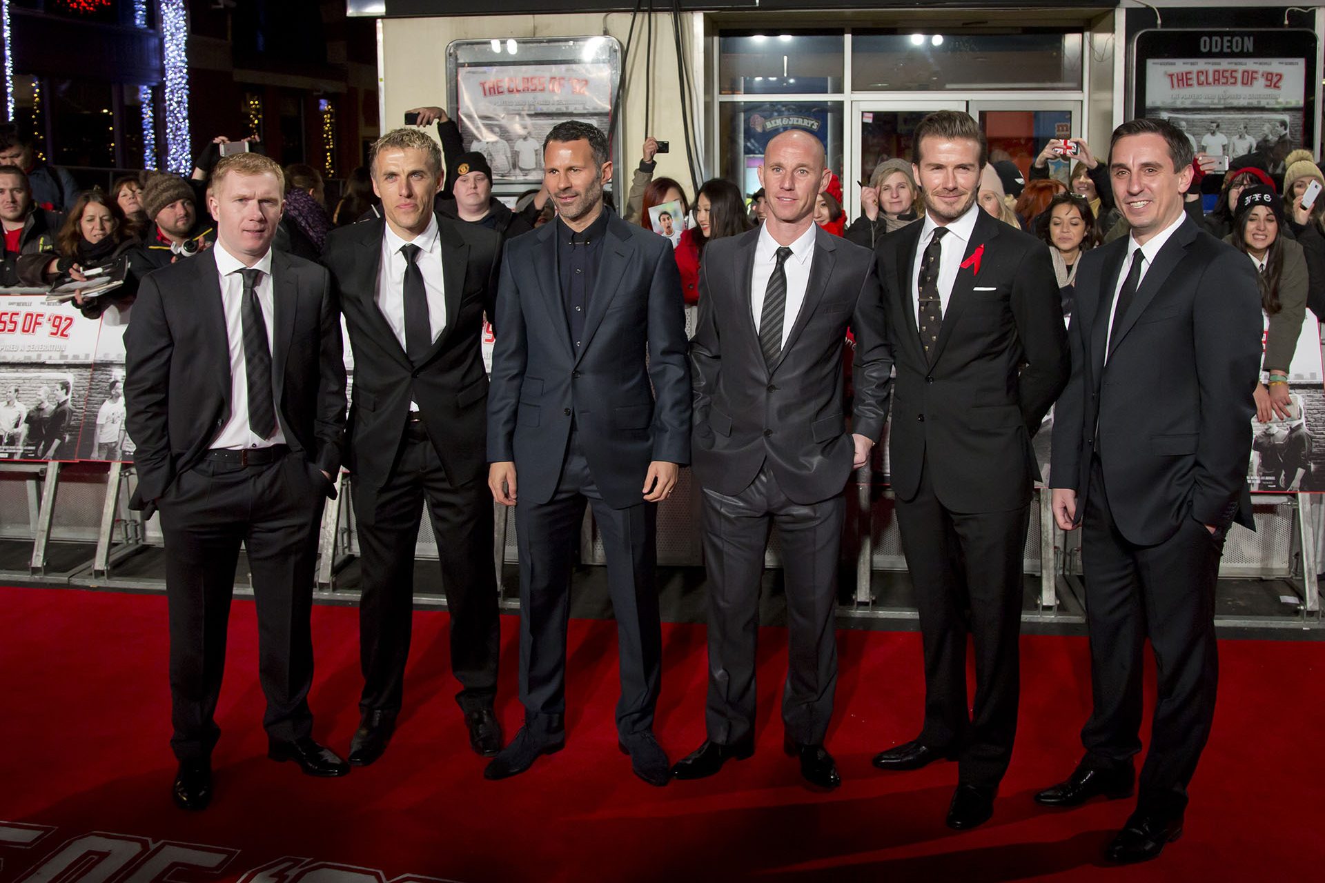 Beckham, Scholes, Giggs, Butt e i fratelli Neville (Salford City)