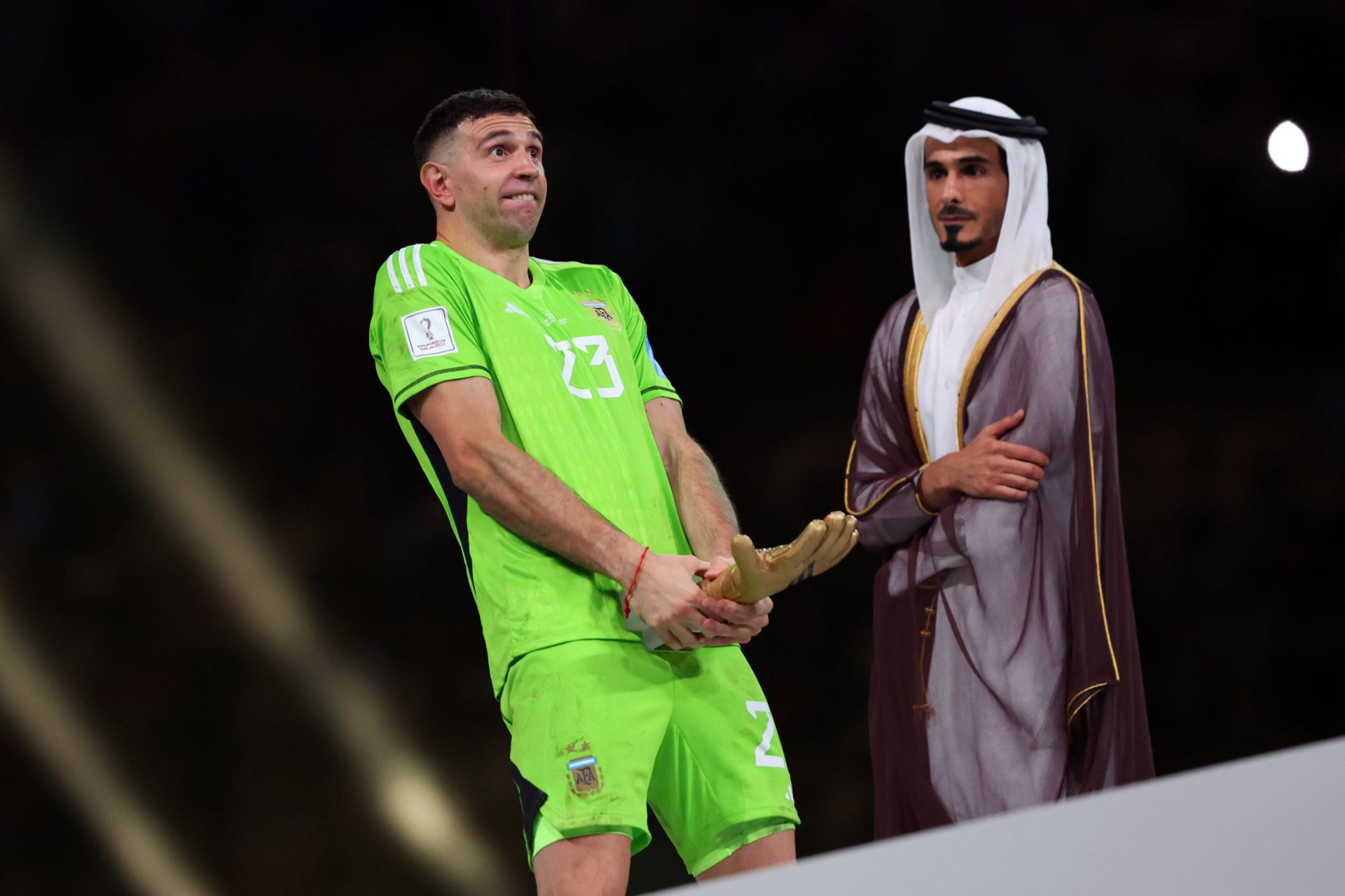 The obscene gesture of the 2022 Qatar World Cup