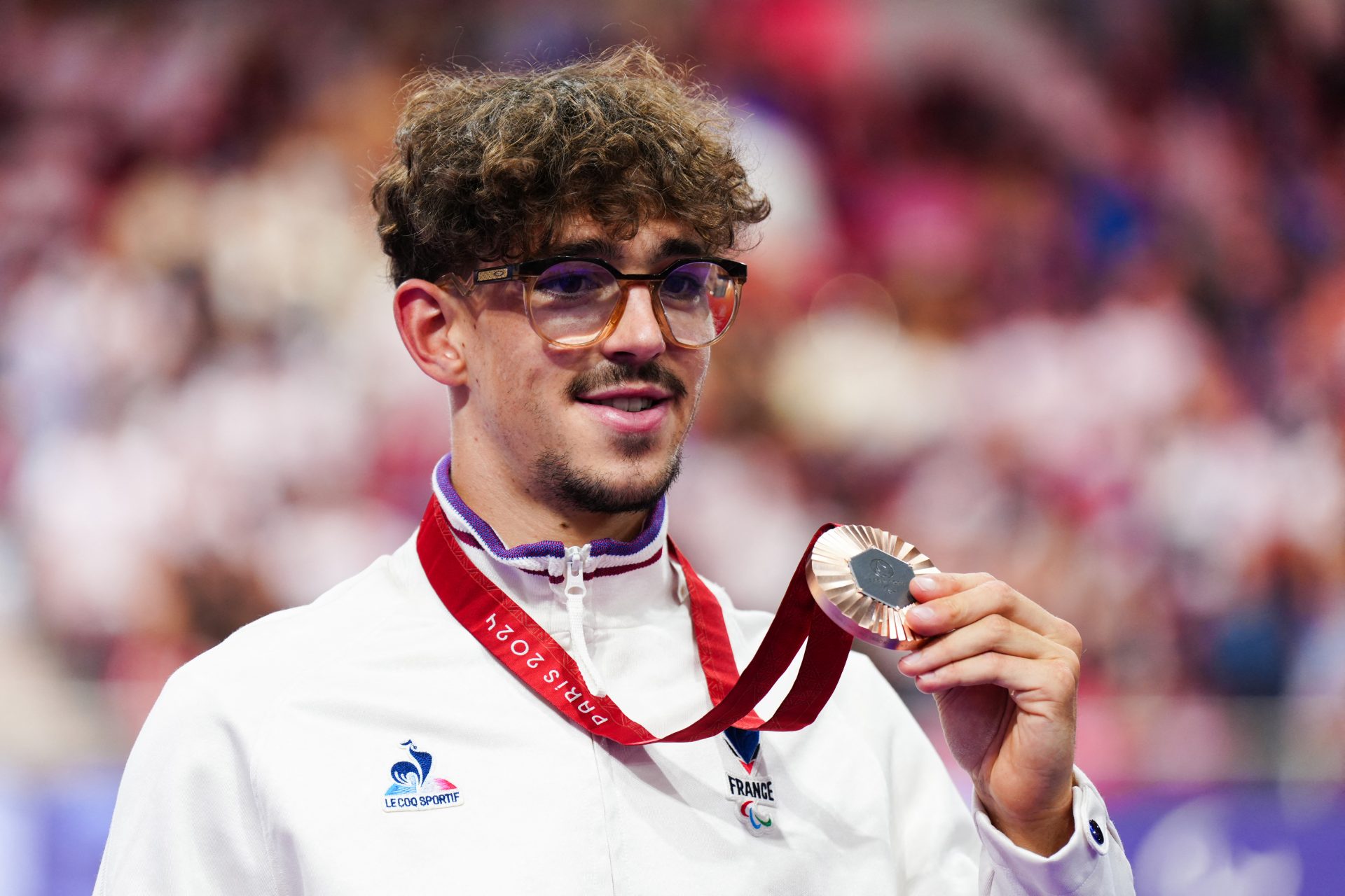 Médaille d'or : Alexandre Léauté - Para cyclisme - Poursuite C2, CLM C2