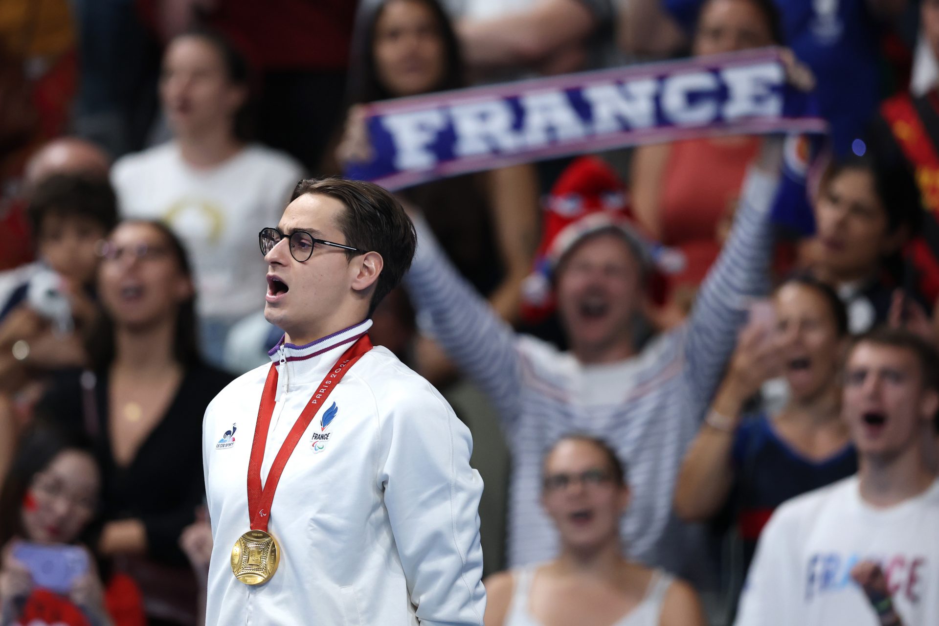 Médaille d'or : Ugo Didier - Para natation 400m NL S9 