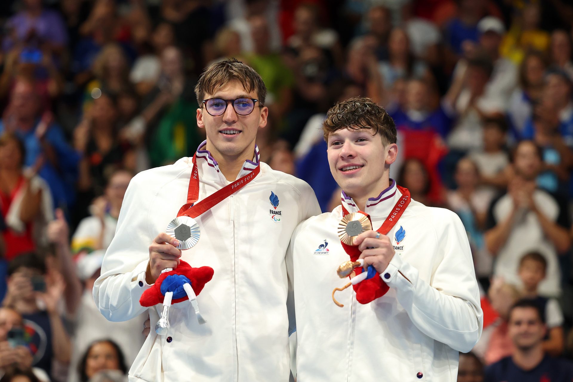 4. Les frères Portal - Para natation