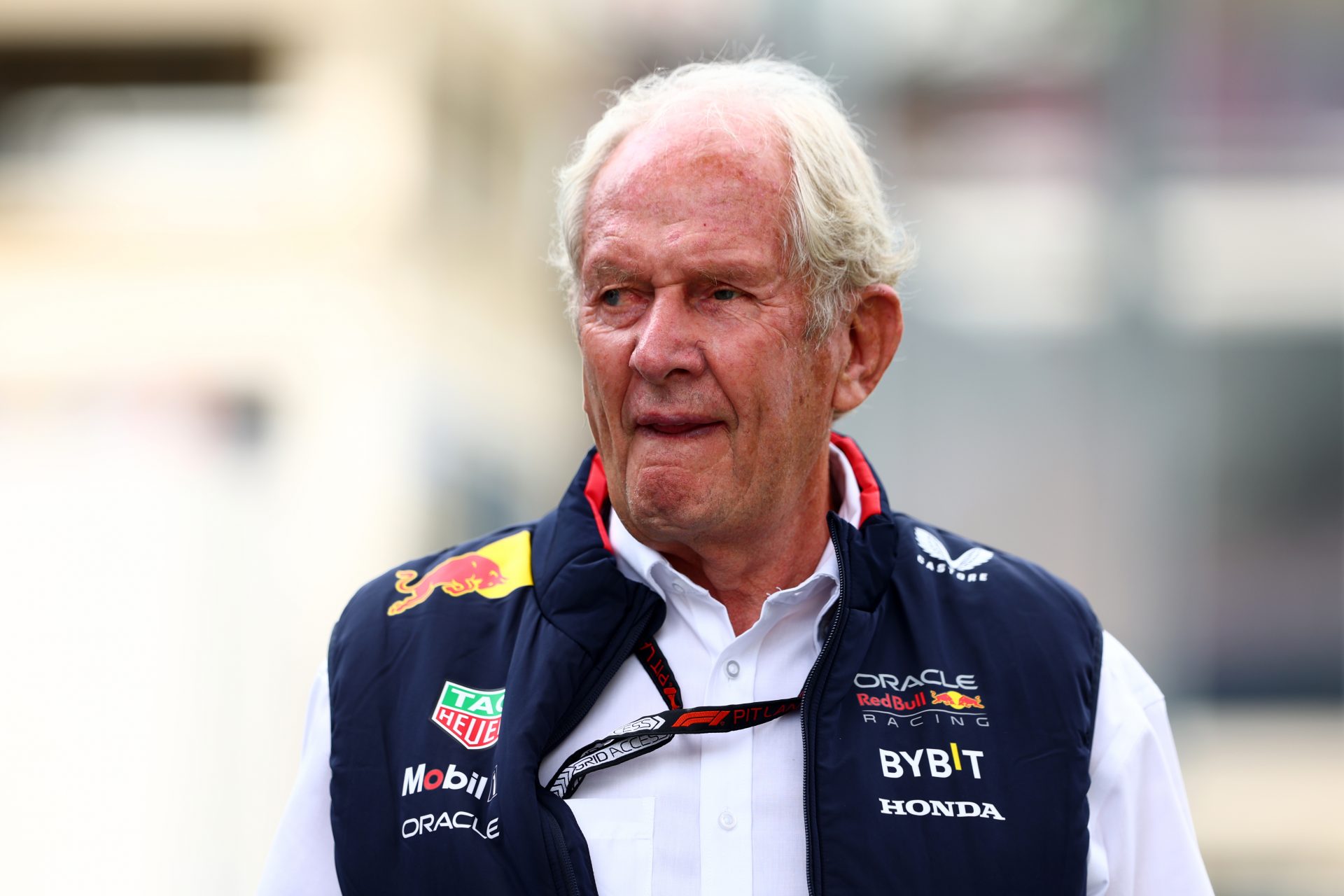 Helmut Marko, concerned