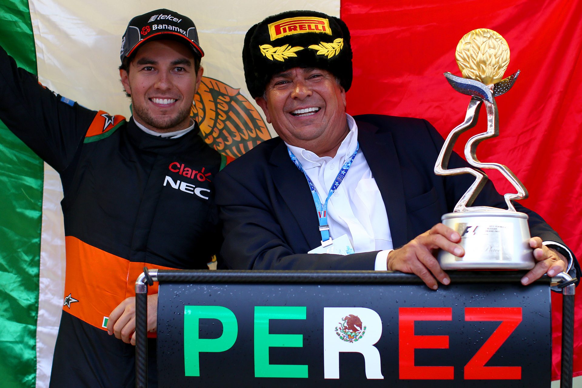 Perez's father