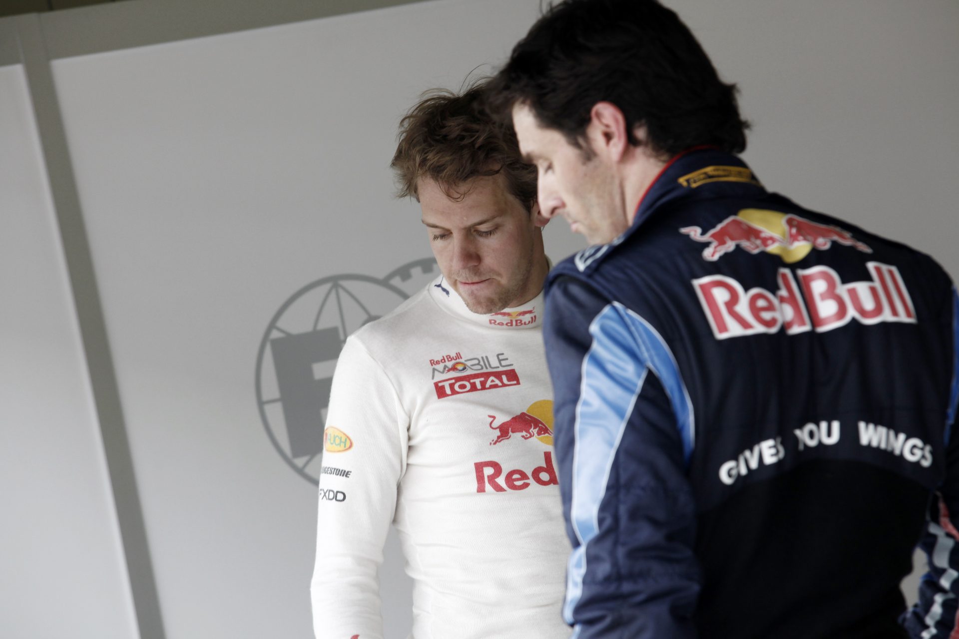 Sebastian Vettel y Mark Webber en Red Bull