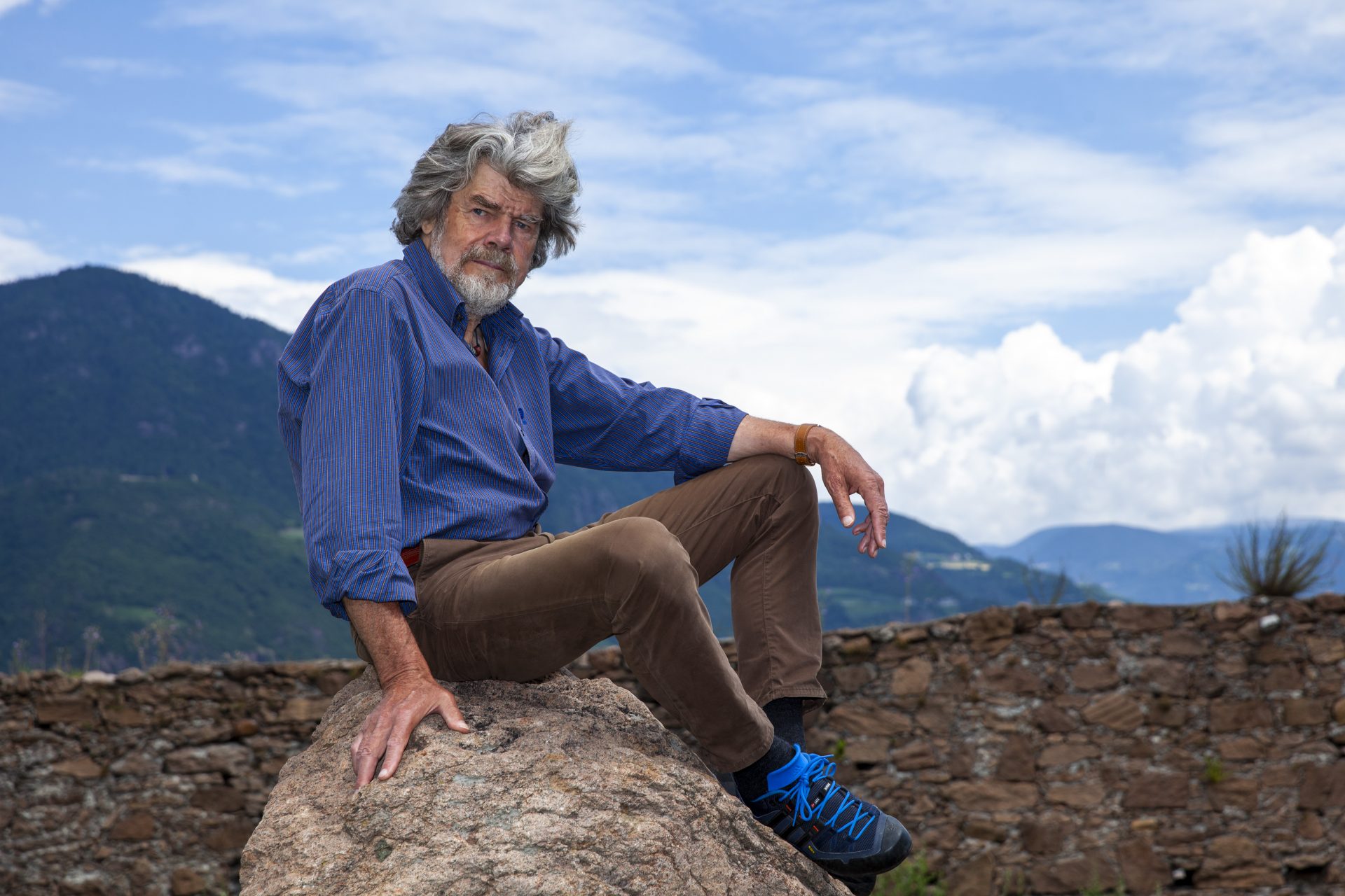 Reinhold Messner, the first to climb all the peaks