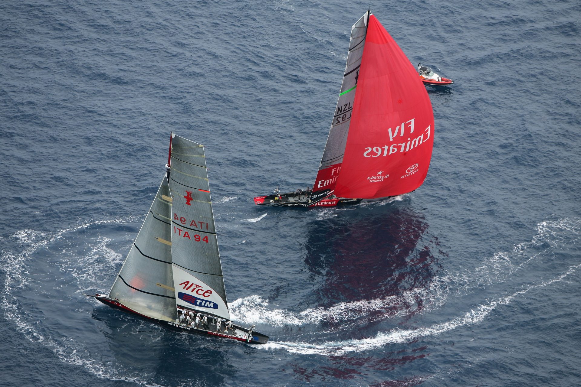 Battuta da Emirates Team New Zealand