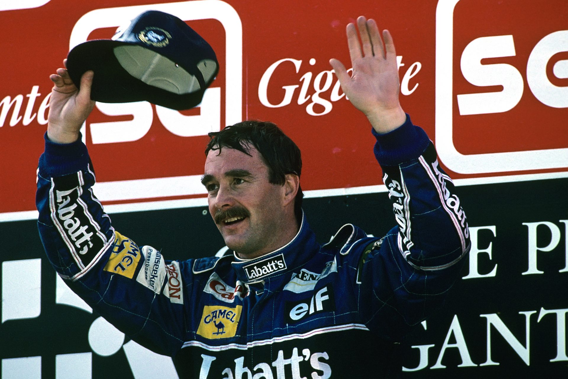 Nigel Mansell y Williams en 1992