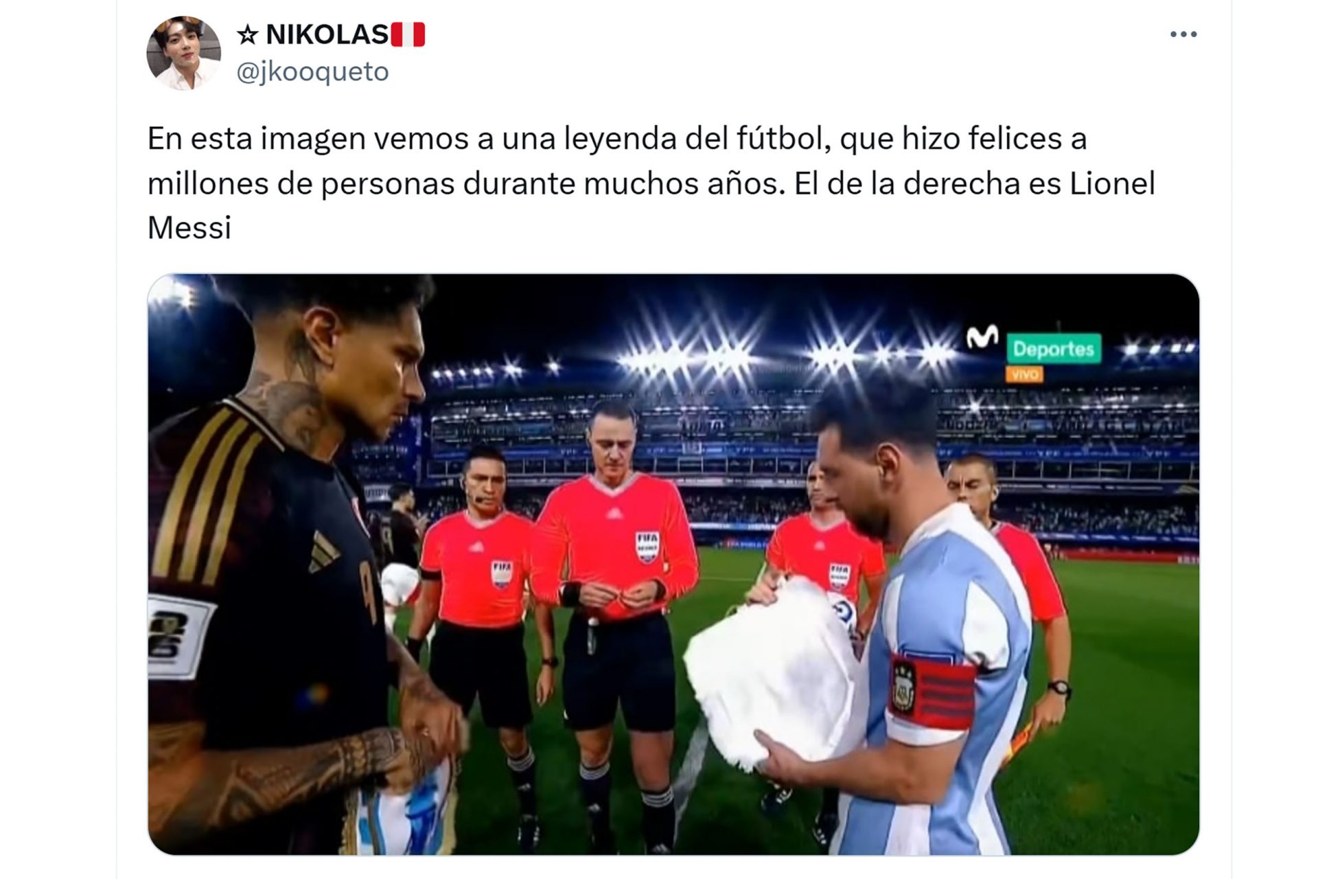 Faltas contra Messi por tocarle con un dedo