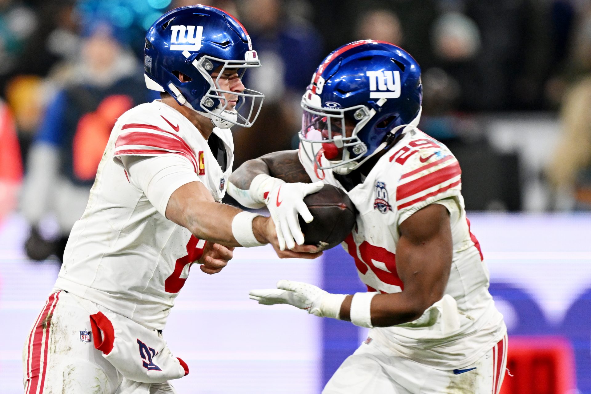 Giants go down in Germany