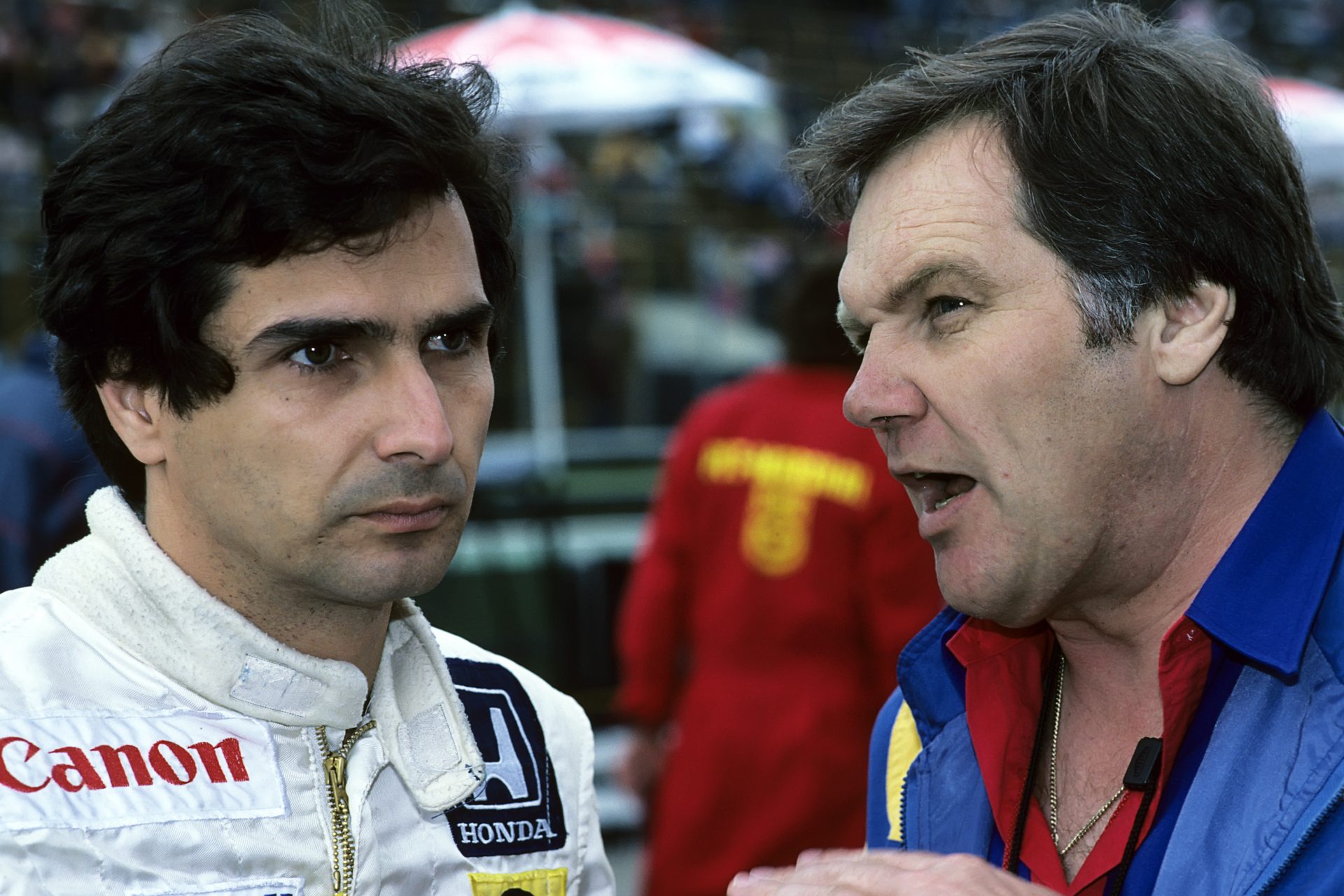 Piquet e Mansell na Williams