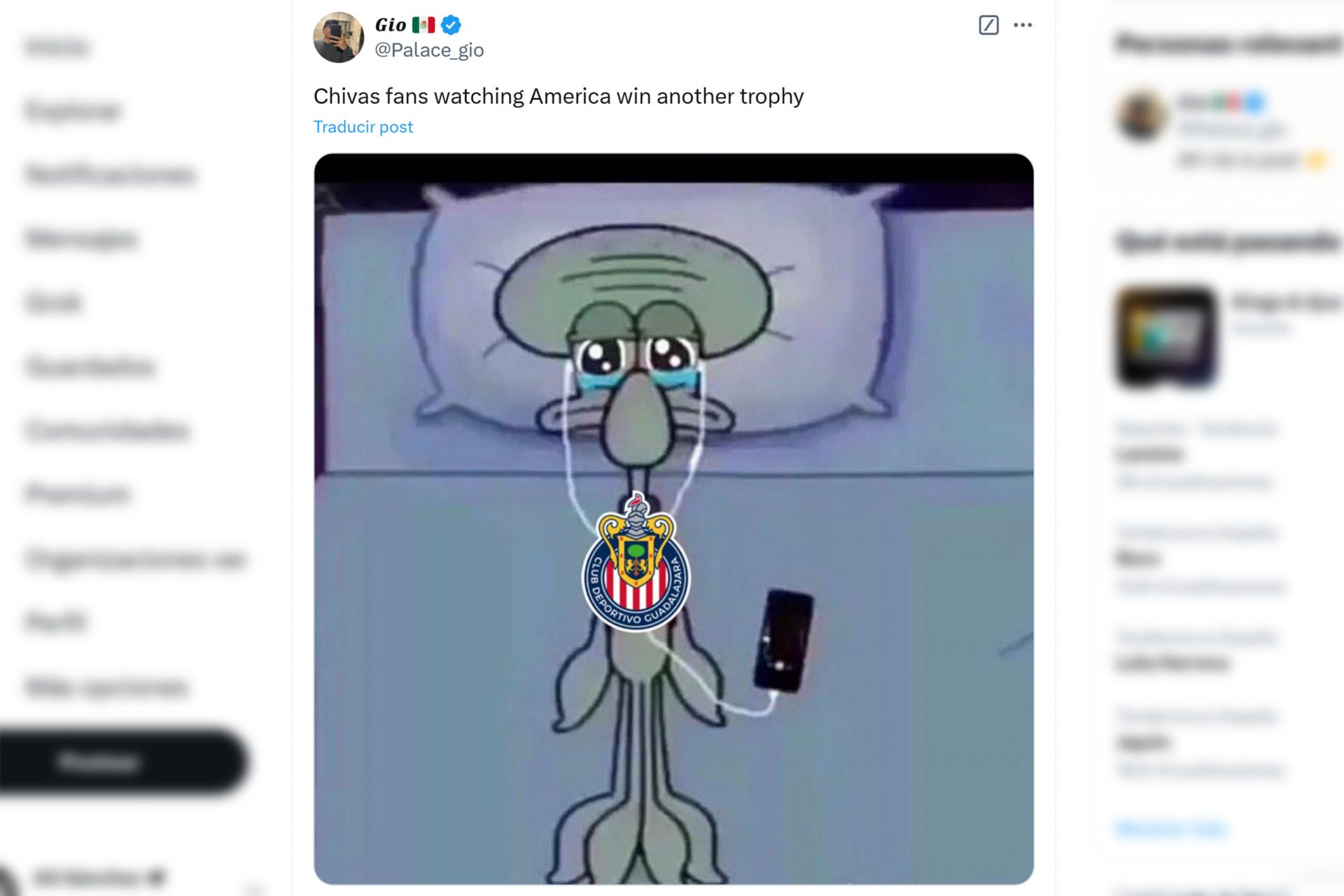 Cada vez más lejos de Chivas