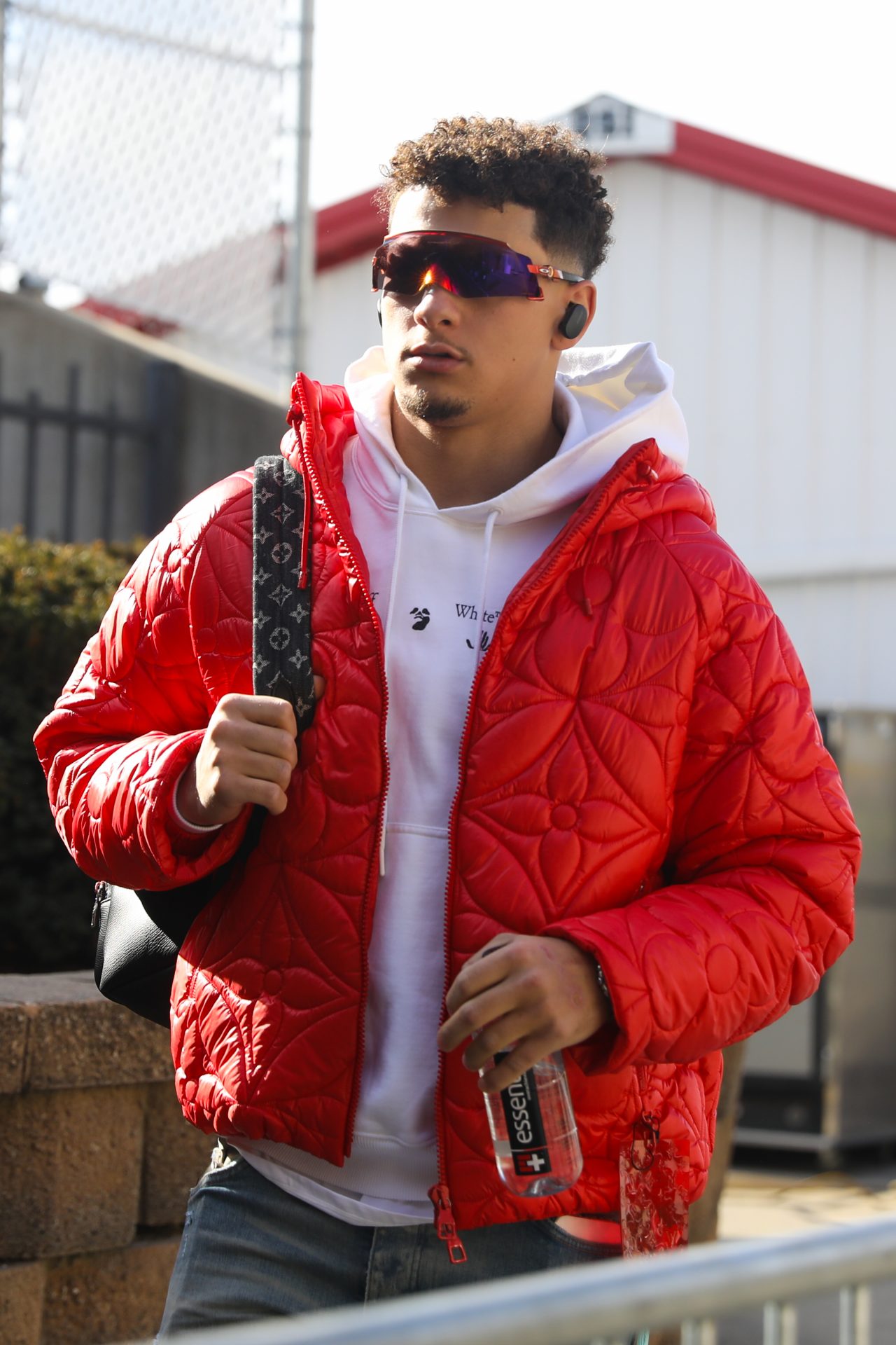 9. Mahomes’ pregame attire depends on the game location