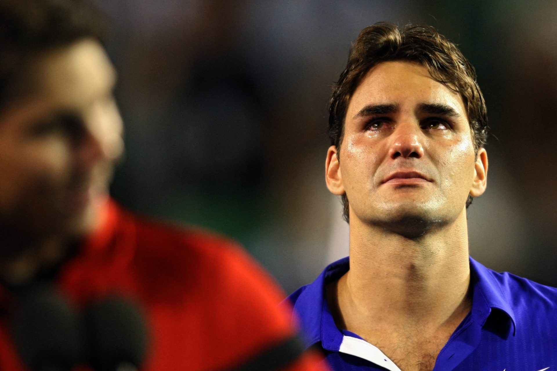 Les larmes de Federer