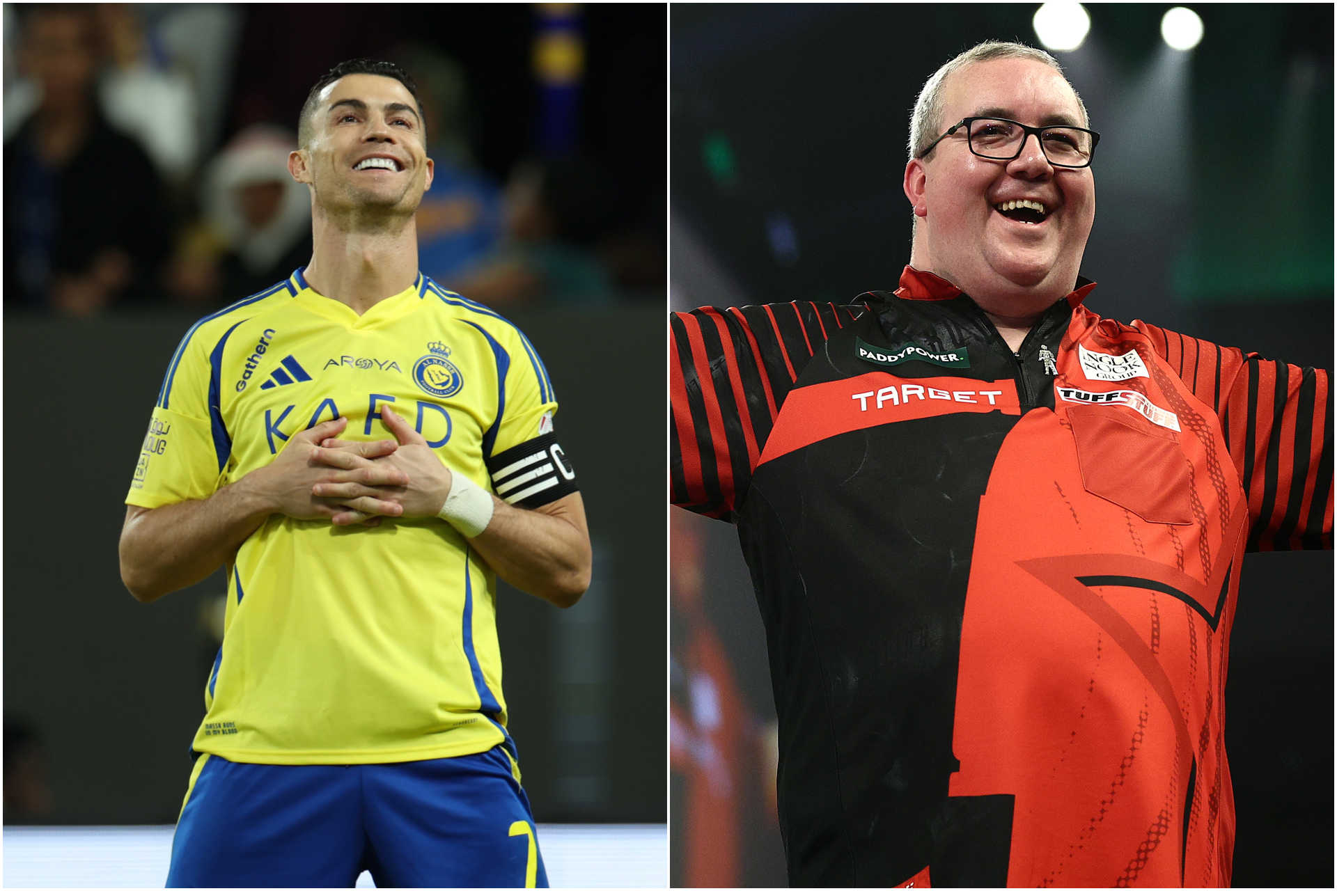 Quién es mayor: ¿Stephen Bunting o Cristiano Ronaldo?