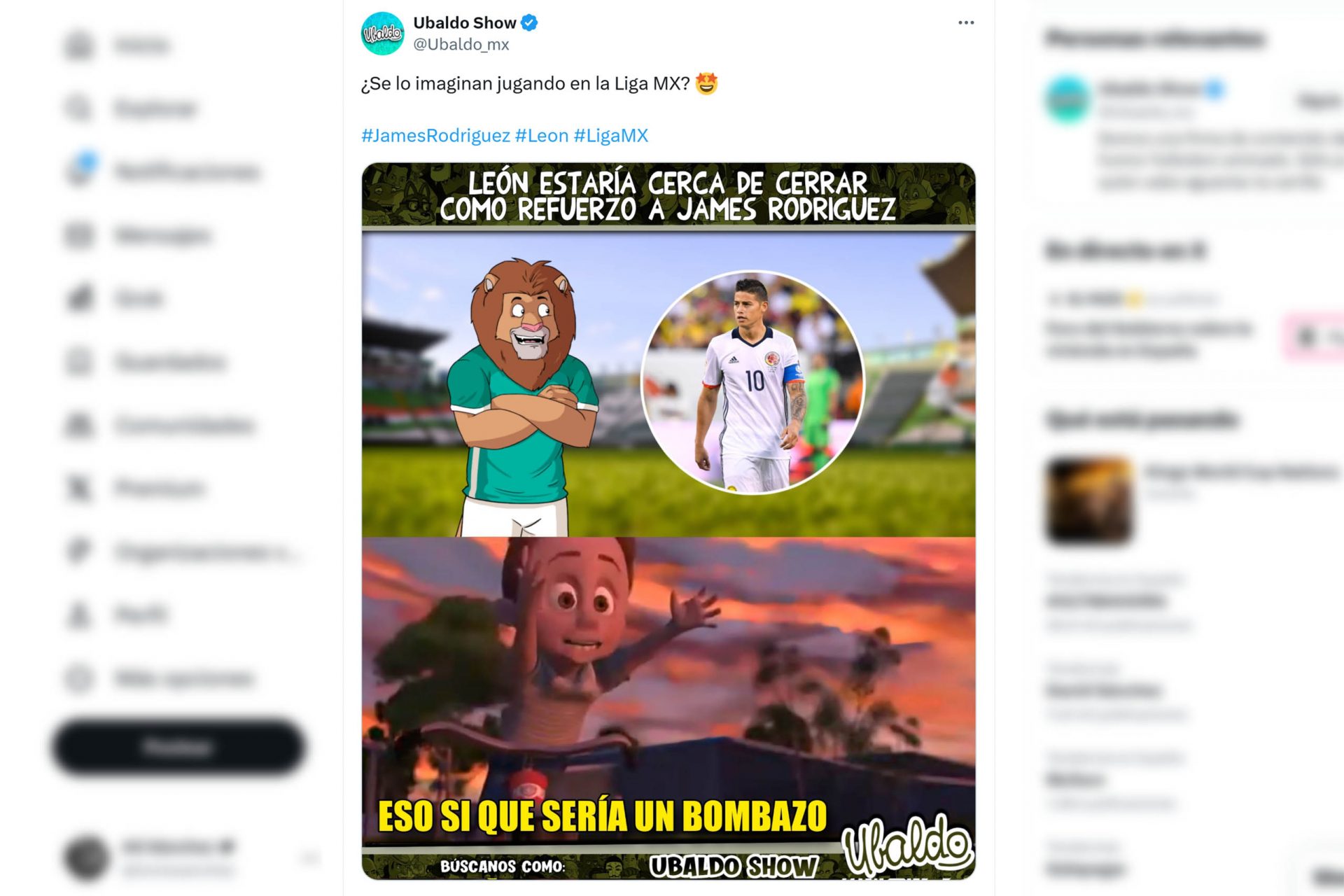 ¿Veremos a James Rodríguez con León?