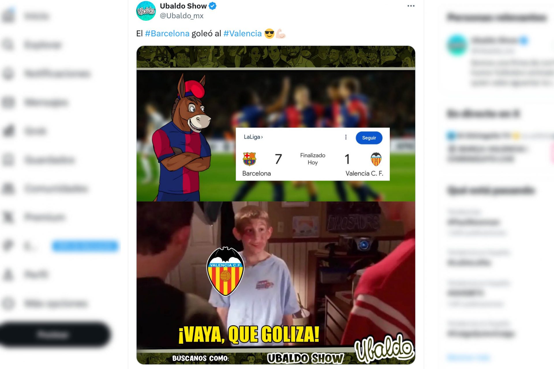 Victoria de escándalo del Barça contra el Valencia