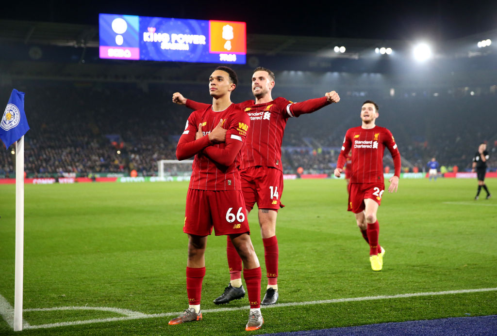 17. Trent Alexander-Arnold vs. Leicester City (2019/20)