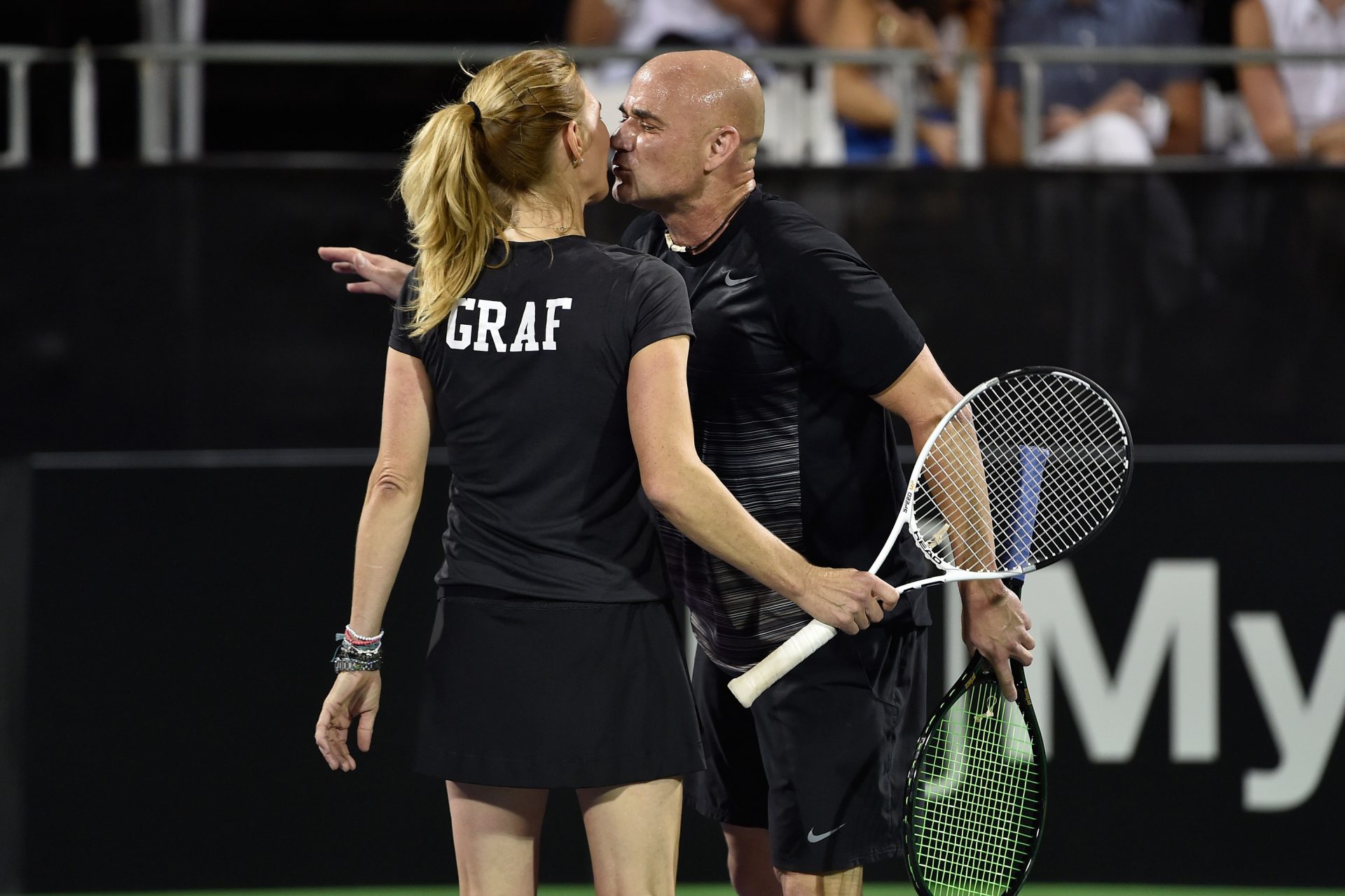 Ein Blick zurück: Zwei Tennislegenden