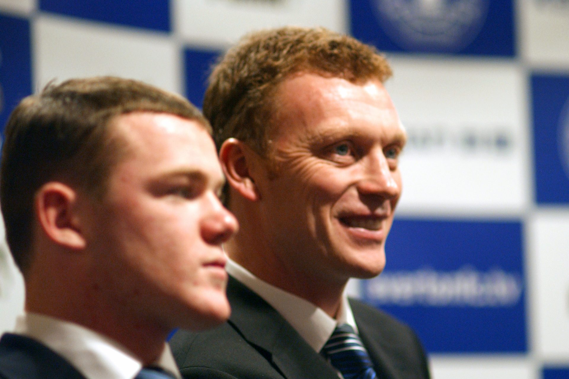 Wayne Rooney and David Moyes 