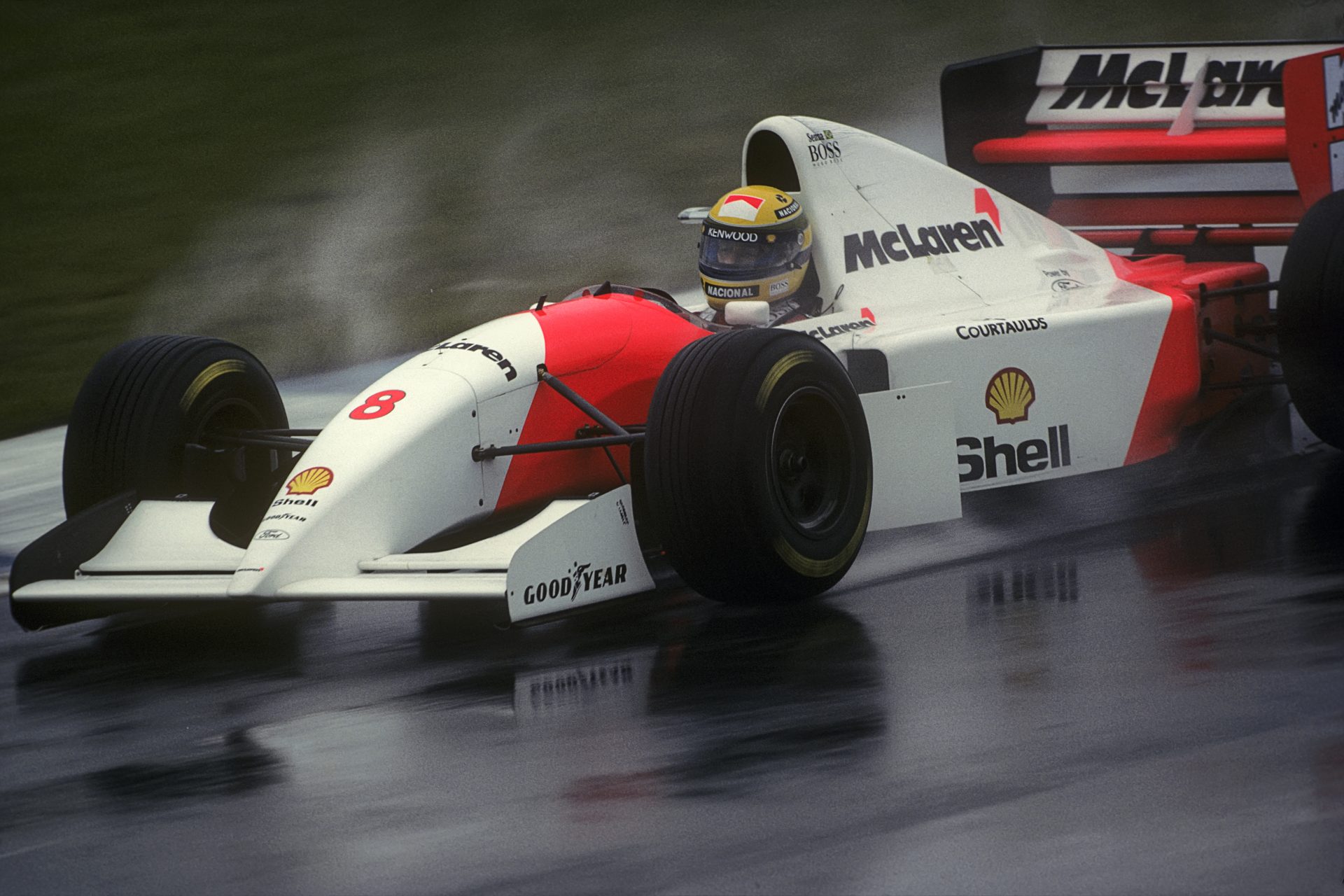 4. Ayrton Senna's opening lap at Donington Park (1993)