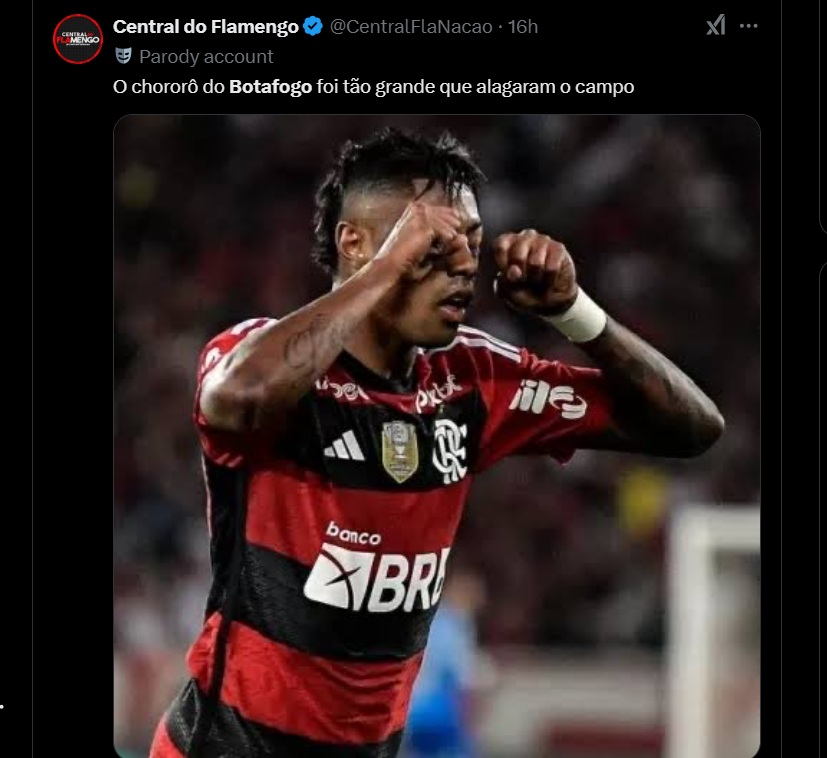 Botafogo chora e alaga o campo?