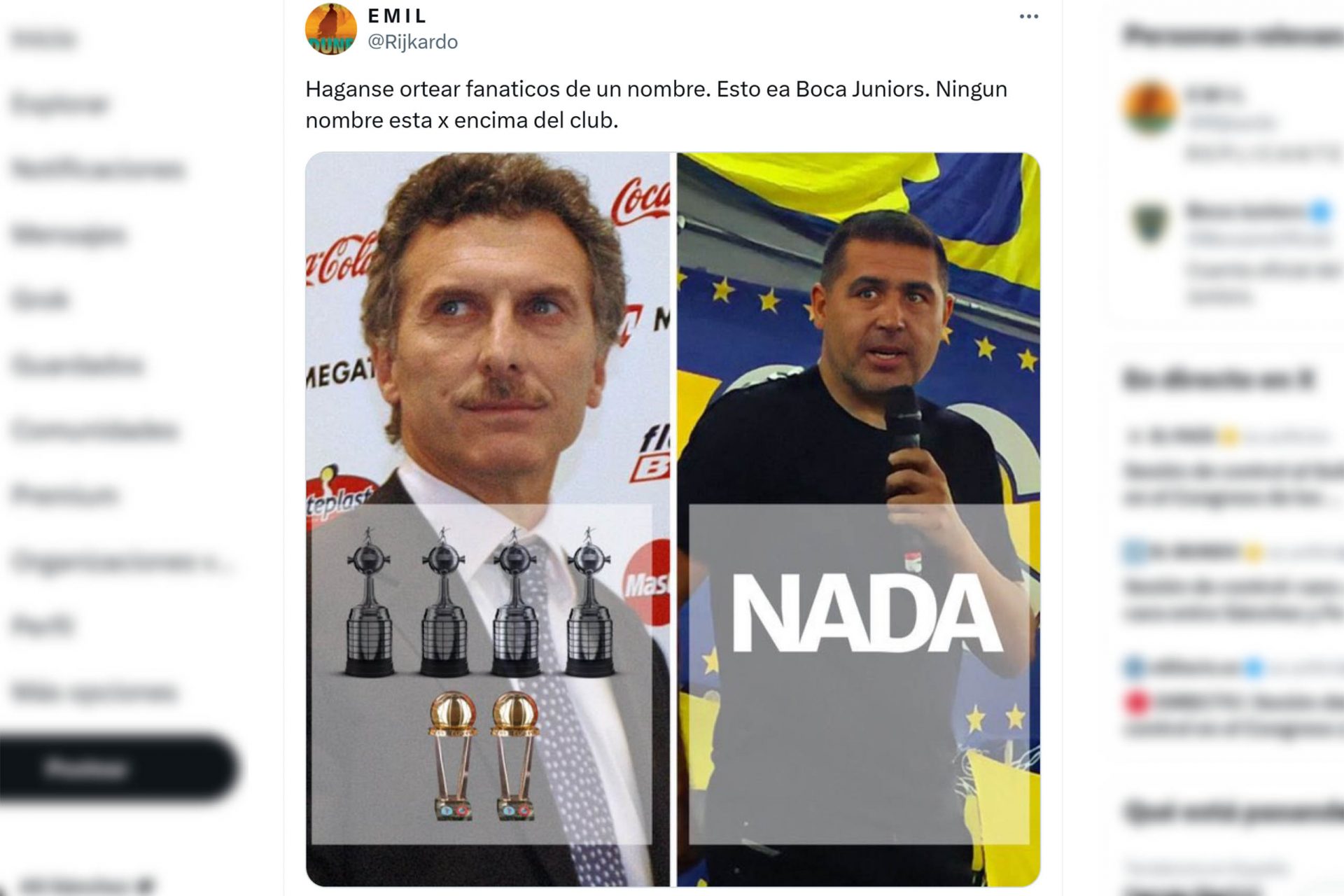 Las comparaciones son odiosas (con Macri)