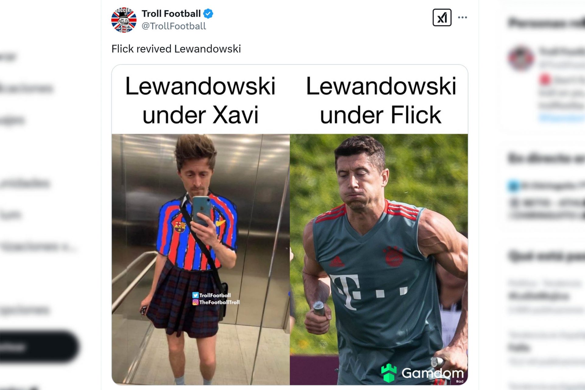 Lewandowski: el gran milagro de Hansi Flick