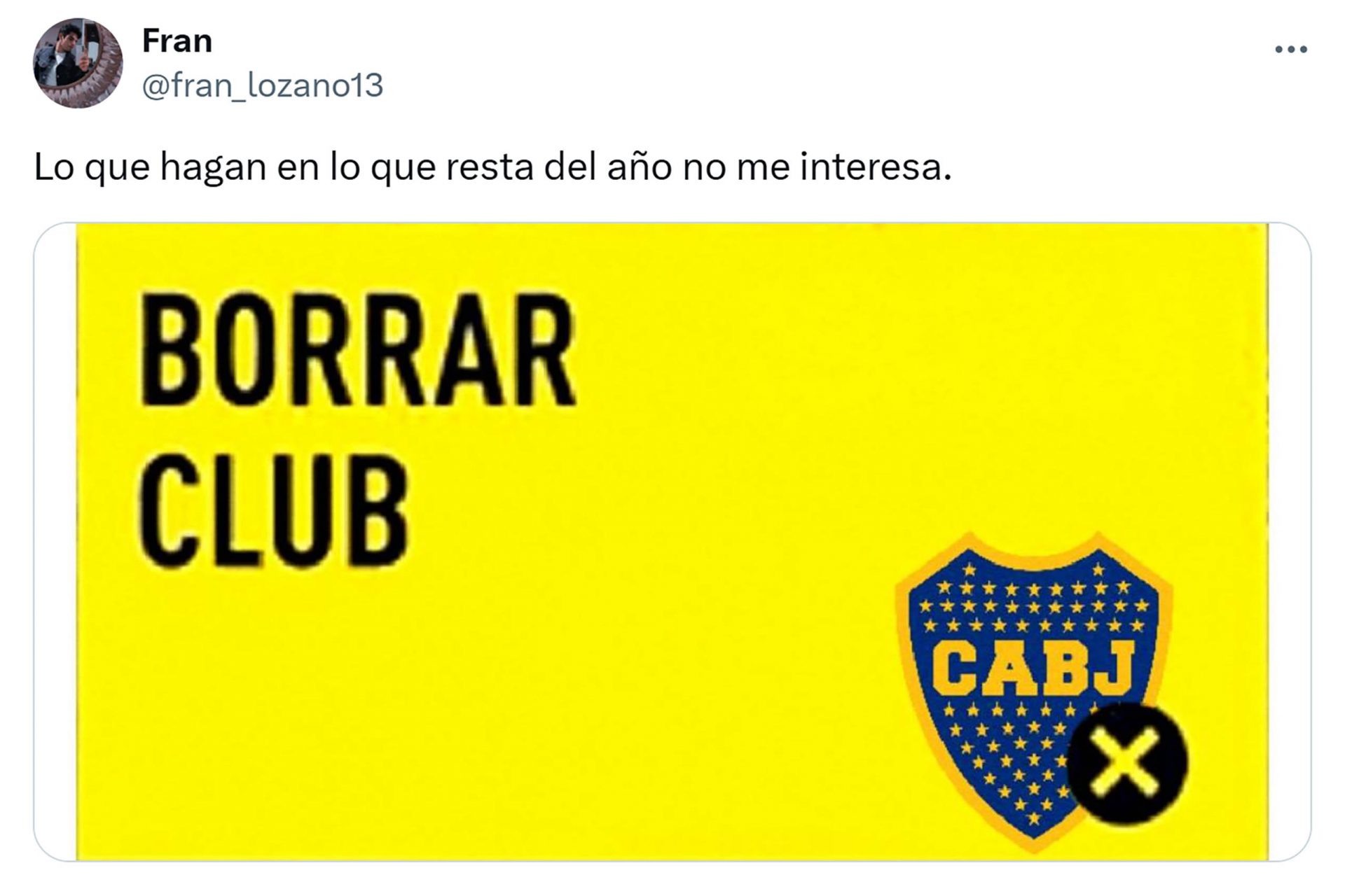 Sin ganas de seguir viendo más a Boca