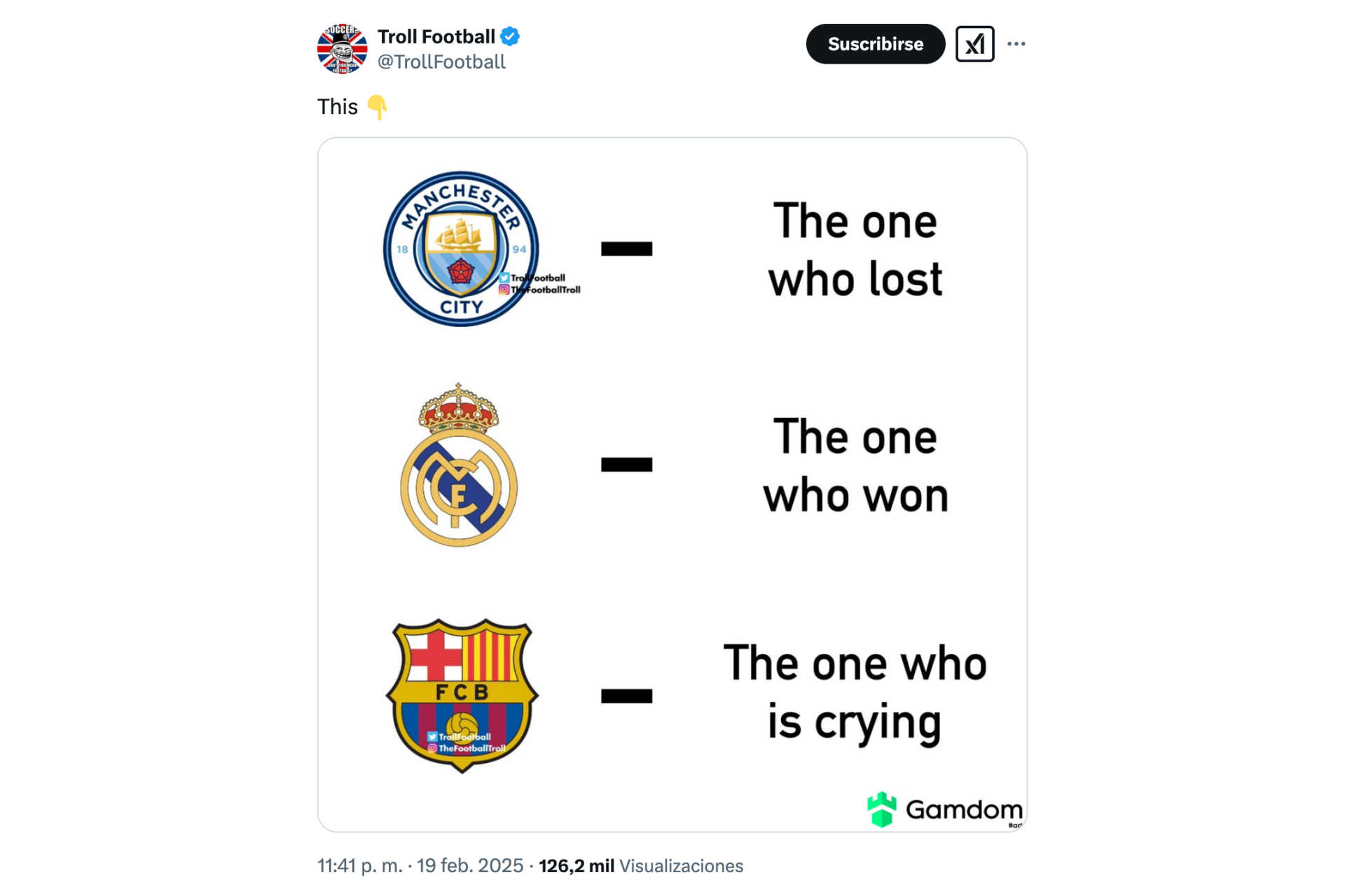 Culés con el City